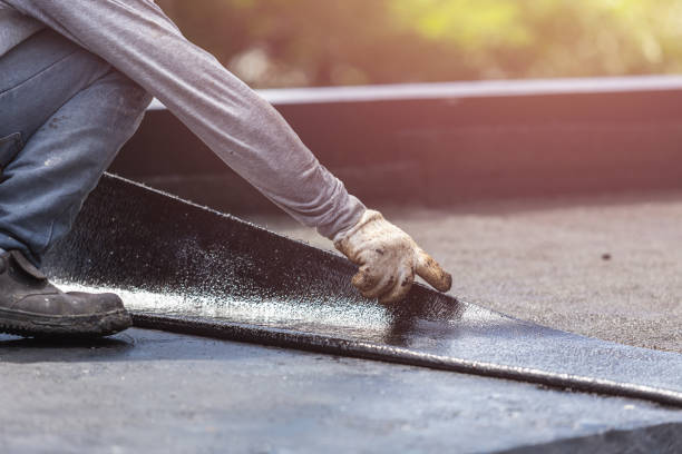 Professional Crawl Space Encapsulation technician working in Delmont, NJ